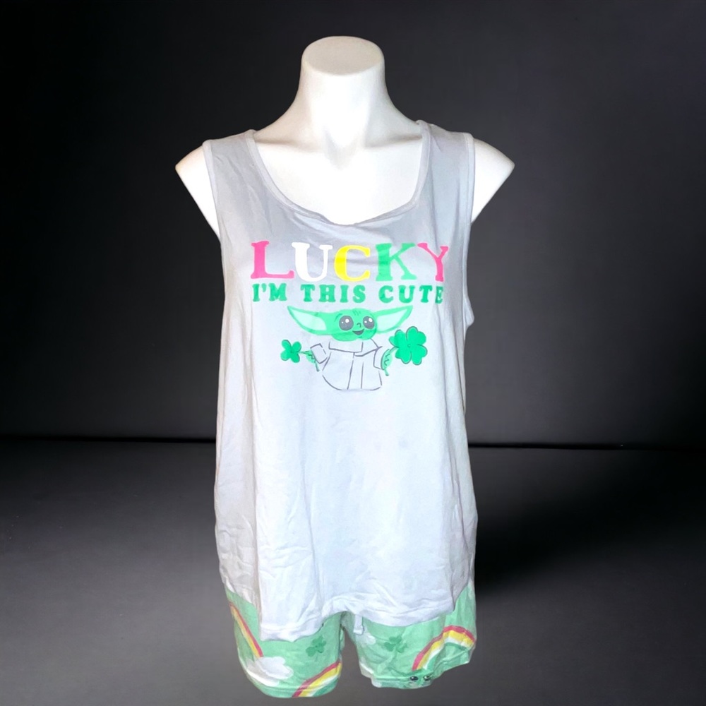 LIKE NEW Star Wars Slumber Lucky I’m This Cute Pajama Set, Large